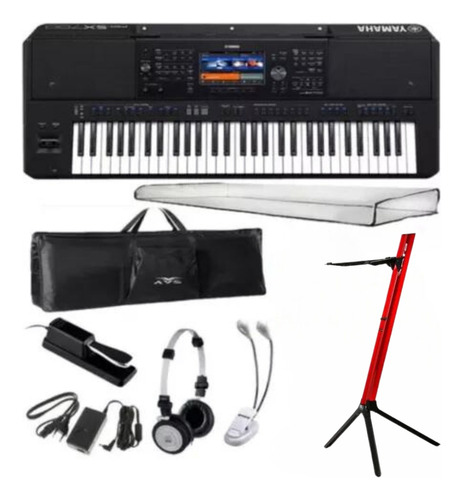 Teclado Yamaha Arranjador Psr Sx700 + Kit Loja Oficial