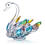 Figuras De Cristal De 6 Pulgadas, Decoración De Cisne, Figur