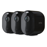 Cámara Arlo Pro 4 Spotlight - (paquete De 3) - Wireless Secu