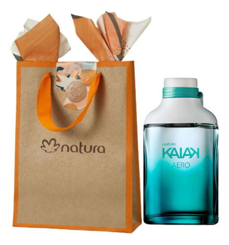 Presente Especial Perfume Natura Kaiak Aero Desodorante Colônia Masculino 100ml Fragrância Refrescante Aromática Aquosa 