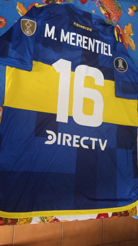 Camiseta De Boca Jrs Libertadores 2023  Xl Merentiel 16 