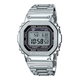 Reloj Casio G-shock Original Hombre Gmw-b5000d-1cr E-watch Color De La Correa Plateado Color Del Bisel Plateado Color Del Fondo Digital