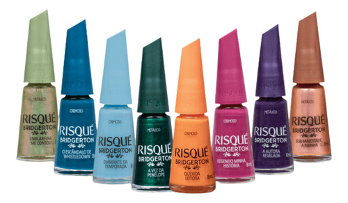 Kit Esmalte Completo Colecao Bridgerton Netflix Risque