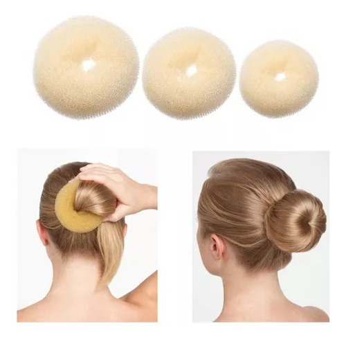 Dona Rosca Cabello Mono Beige Accesorio Peinado Ballet