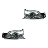 Set Faros Esq Blanca Tyc Para Ford Ikon 2001 - 2007