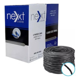 2 Kit Cabo De Rede Cftv- Next Cable - 4p Cca Caixa 305m 