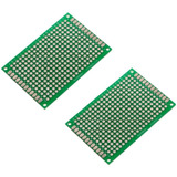 Placa Exp. Perforada Doble Faz 4x6cm Pcb Protoboard-pack X2