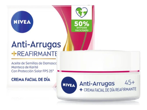 Nivea Crema Antiarrugas Reafirmante Fps 25 50ml