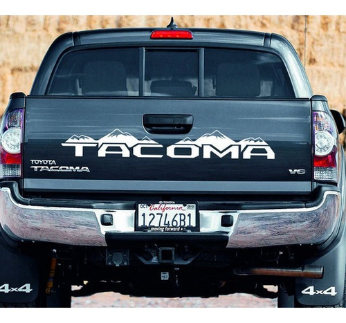 Calcomania Sticker Emblema Toyota Tacoma Compuerta Trasera Foto 3