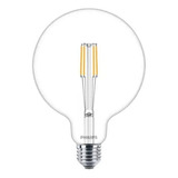 Lámpara Led 6w Globo Filamento G120 E27 Ledclassic Philips Color De La Luz Blanco Cálido