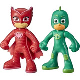 Kit Boneco Corujita E Lagartixo Pj Masks Hasbro Articulado3