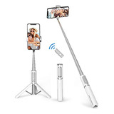 Atumtek Bluetooth Selfie Stick Trípode, Extensible 3 En 1 Se