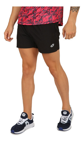 Short Entrenamiento Lotto Moonrun Hombre En Negro