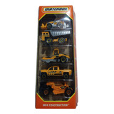 Matchbox 5 Pack Mbx Construction Iv Año 2022 Silverado