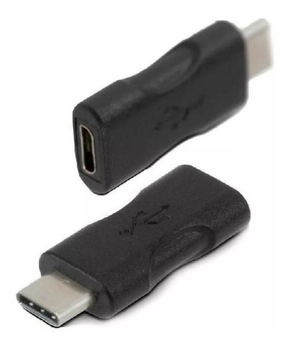 Adaptador Otg Usb C M Micro Usb 2.0 H X-tech Color Negro