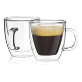 Joyjolt Savor Tazas De Café Con Aislamiento De Doble Pared (