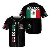 Camiseta De Béisbol Personalizada Con Estampado 3d De México