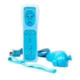 Wii Remote Motion Plus Interno + Nunchuck Turquesa + Funda