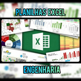 Mega Kit Planilhas Excel Engenharia E Construção + Brindes