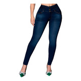 Jeans Mujer Pantalón Colombiano Mezclilla Strech Push Up 00a