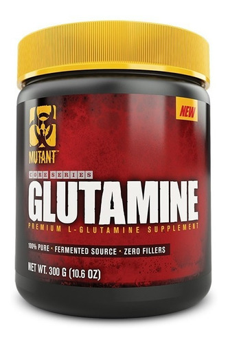 L - Glutamina Mutant Glutamine 300g 60 Servicios Vegan