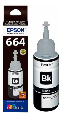 Tinta 664 Negra T664 L110 L120 L210 L300 L355 L555 L1300