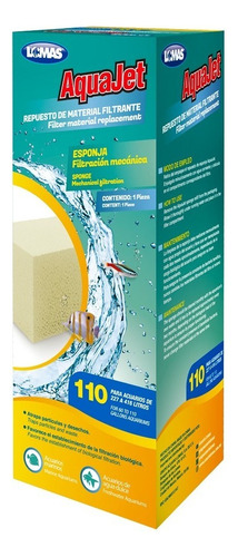 Esponja Aquajet 110 Para Filtro Aquaclear 110 Acuarios