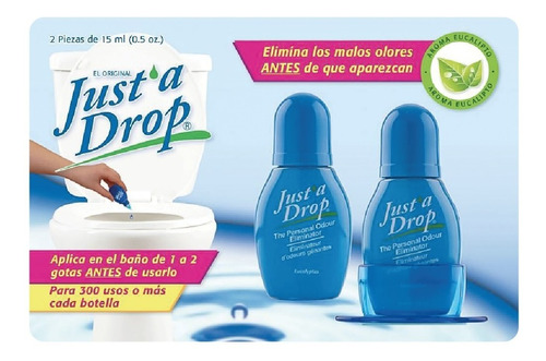 Just A Drop Aromatizantes De Wc En Gotas [300 Gotas] [2 Uni