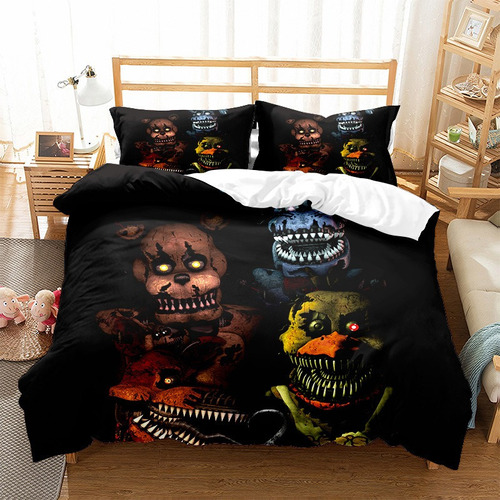 New Funda De Edredón Fnaf  Funda De Almohada  Juego De