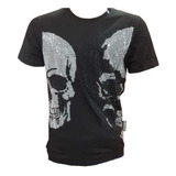 Playera Philipp Plein Skull Color Calavera Brillantes 