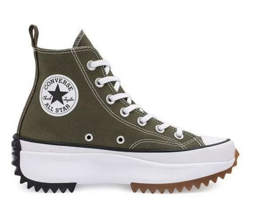 Converse Run Star Hike Plataforma Bota Verde Shoesfactory4