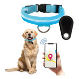 Localizador Gps Mini Rastreador 20mts + Collar Con Luz Led 