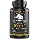 Vitamina D3 + K2 Superdosing 90 Porciones Sabor Sin Sabor