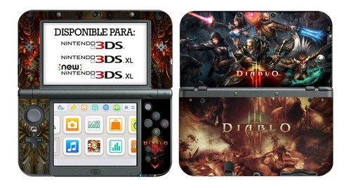 Skin New3ds Xl Diablo 3 New Nintendo 3ds Xl Vinilo