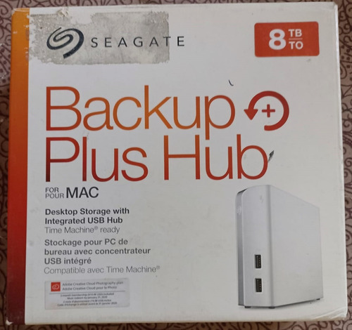 Seagate Backup Plus Hub 8tb Mac/pc Versión Usb: 3.2 Gen 1 