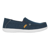 Mocasin Bamers Stone Hombre Azul