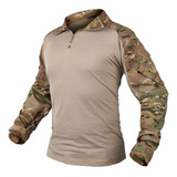 Camisa De Combate G3 Para Hombre Con Coderas De Asalto Rápid