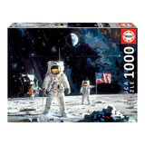 Puzzle Rompecabeza 1000 Pzas El Primer Hombre En La Luna 