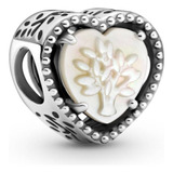 Pandora Charm Corazón Y Árbol De Familia Original