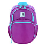 Mochila Chica Deportiva 1818 Chenson Petit 1865943 Color Violeta Diseño De La Tela Liso