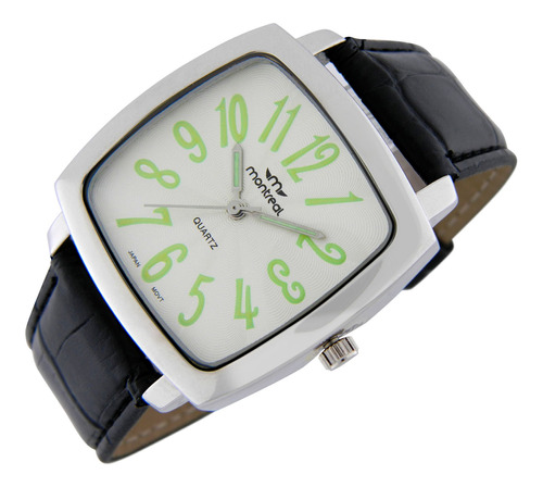 Reloj Montreal Hombre Ml739 Agujas Luminiscentes