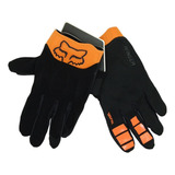 Guantes Moto Cross Enduro Naranja/negro Con Cubre Nudillo 