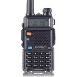 1 Comunicador De Radio Ht Dual Band Uhf Vhf Uv-5r Fm Fone