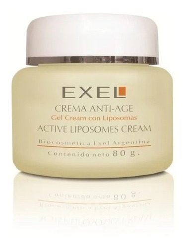 Crema Antiage Con Liposomas Nutritiva Hidratante Exel 80ml Momento De Aplicación Día/noche Tipo De Piel Pieles Maduras