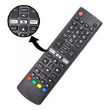 Controle Remoto Compatível LG Tv Smart Netflix Prime C/pilha