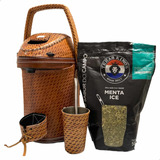 Kit Para Tereré Garrafa Térmica + Bomba + Copo E Erva