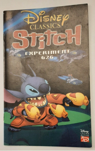 Stitch Experiment 626 Playstation 2 Ps2 Instructivo Manual