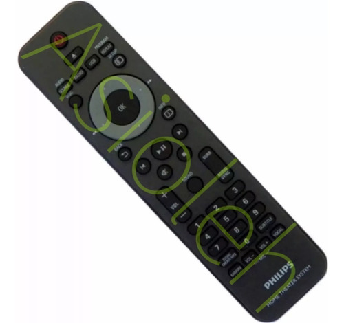 Controle Original Philips Home Theater  Dvd Linha Htd Hts T2