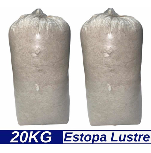 Estopa Limpieza Industrial - 20 Kg Blanca Lustre 