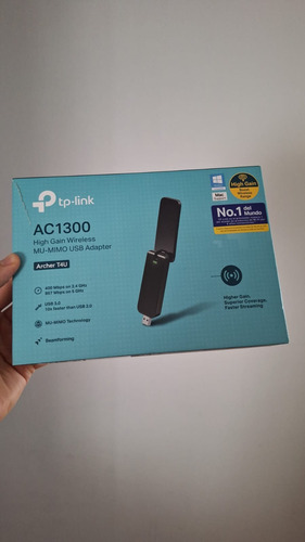 Adaptador Wifi Tp Link Ac1300 T4u Usb 3.0 Dual Band 5g